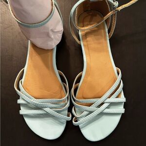 GAP Light Blue Strappy Sandals
